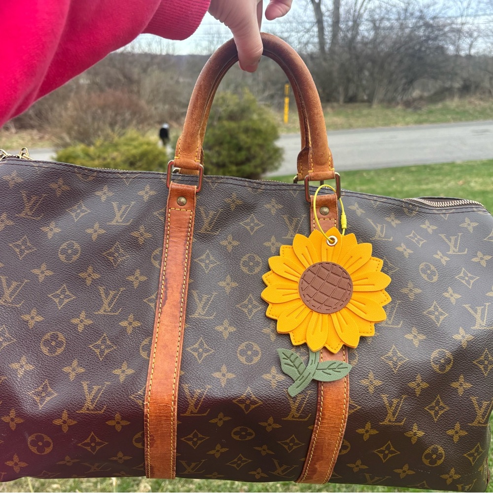 Louis Vuitton Brown Monogram Keep All bag- sunflower not included
